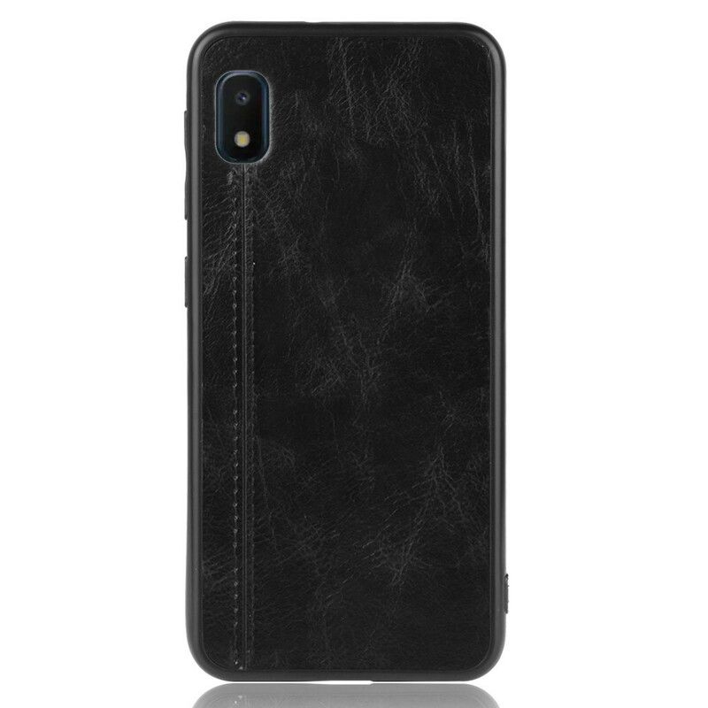 Cover Samsung Galaxy A10e Søm Lædereffekt