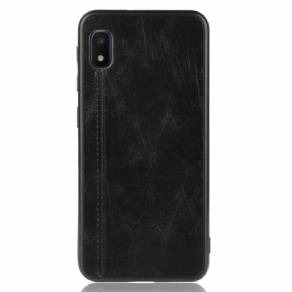 Cover Samsung Galaxy A10e Søm Lædereffekt