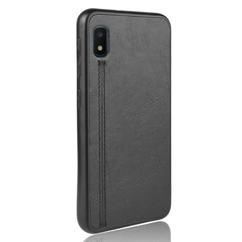 Cover Samsung Galaxy A10e Søm Lædereffekt