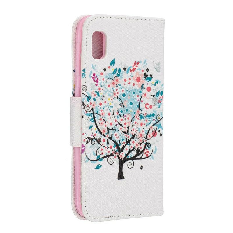 Flip Cover Samsung Galaxy A10e Blomstret Træ