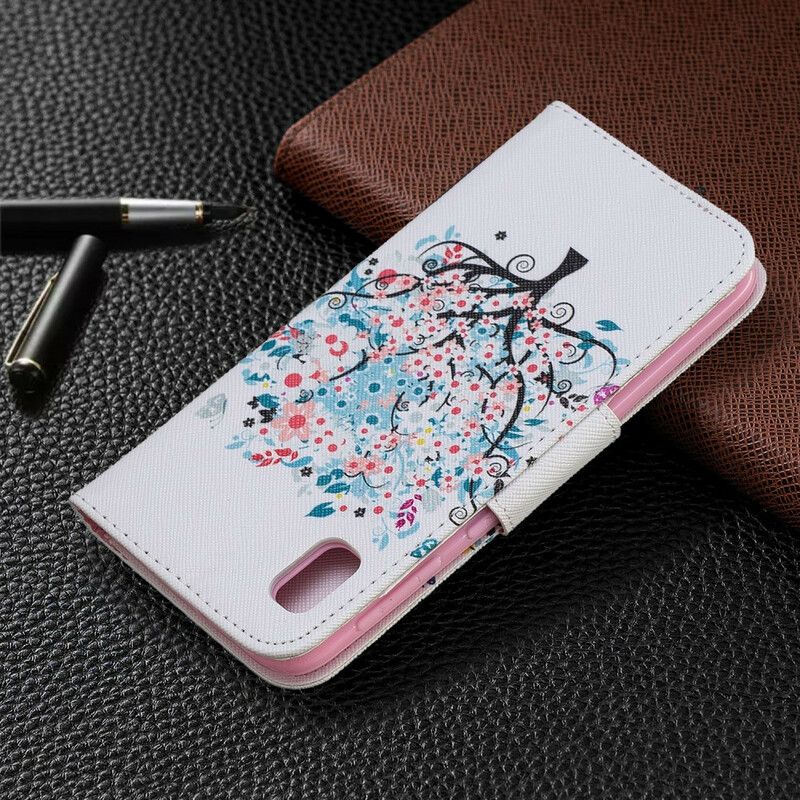 Flip Cover Samsung Galaxy A10e Blomstret Træ