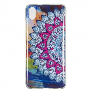 Cover Xiaomi Redmi 7A Fluorescerende Farverig Mandala