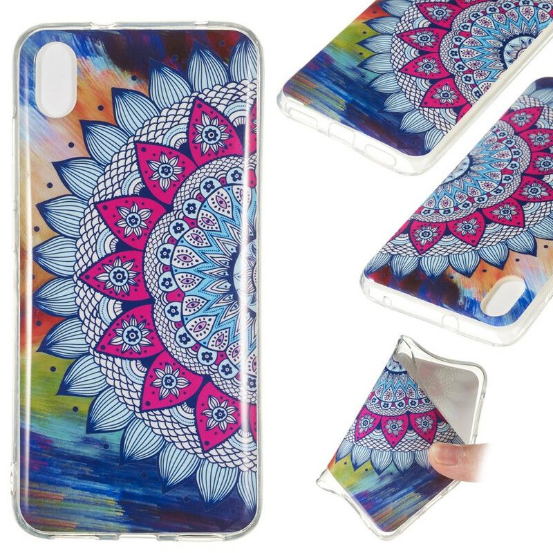 Cover Xiaomi Redmi 7A Fluorescerende Farverig Mandala