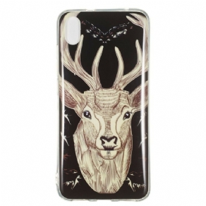 Cover Xiaomi Redmi 7A Fluorescerende Majestic Stag