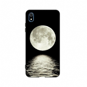 Cover Xiaomi Redmi 7A Marine Moon Fleksibel Silikone