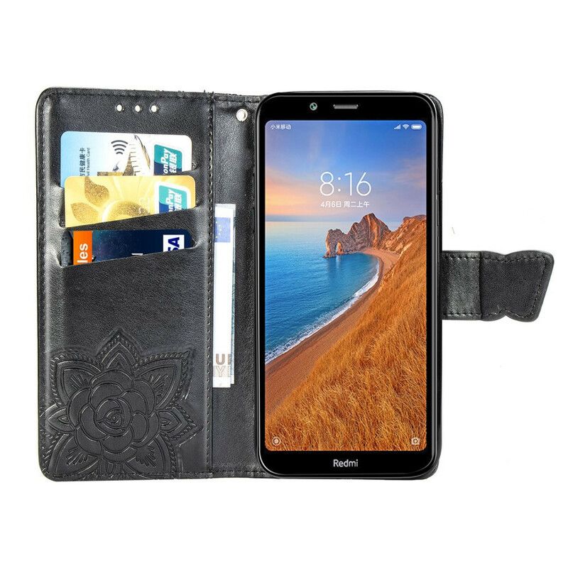 Flip Cover Xiaomi Redmi 7A Halve Sommerfugle