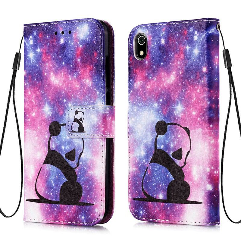 Flip Cover Xiaomi Redmi 7A Med Snor Thong Panda Musings