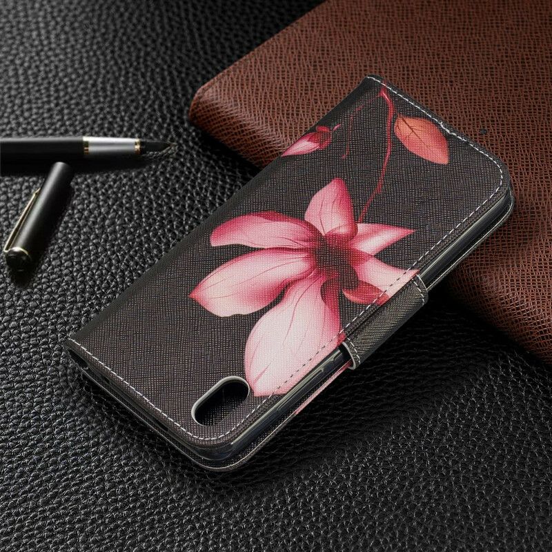 Flip Cover Xiaomi Redmi 7A Pink Blomst