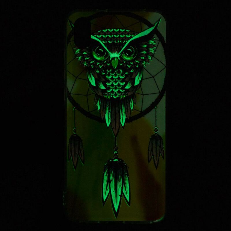 Mobilcover Xiaomi Redmi 7A Fluorescerende Ugle Drømmefanger