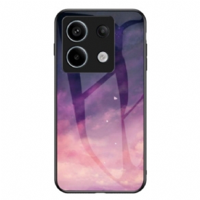 Cover Til Xiaomi Redmi Note 13 Pro 5g Drømmestjernehimmel Hærdet Glas