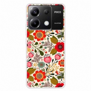 Cover Xiaomi Redmi Note 13 Pro 5g Farverige Blomster