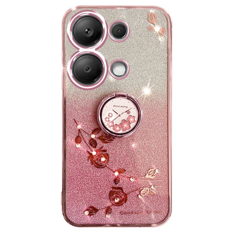 Cover Xiaomi Redmi Note 13 Pro 5g Glitter Og Rhinsten Ring-holder