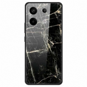 Cover Xiaomi Redmi Note 13 Pro 5g Platin Black Grain Hærdet Glas