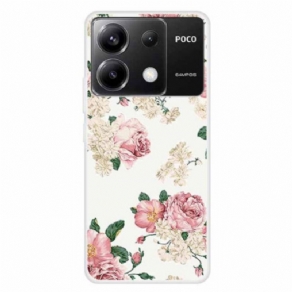 Cover Xiaomi Redmi Note 13 Pro 5g Telefon Etui Frihedsblomster