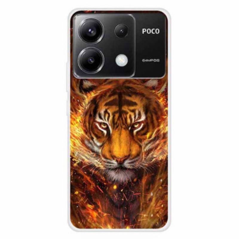 Cover Xiaomi Redmi Note 13 Pro 5g Tiger I Flamme