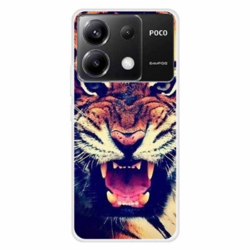 Cover Xiaomi Redmi Note 13 Pro 5g Tigermønster