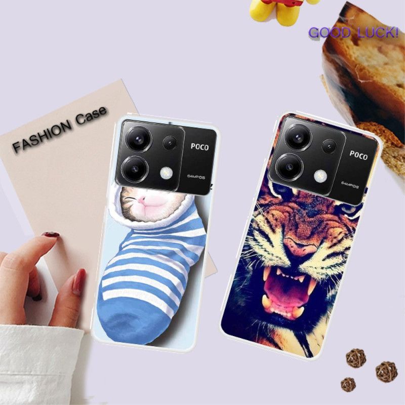 Cover Xiaomi Redmi Note 13 Pro 5g Tigermønster