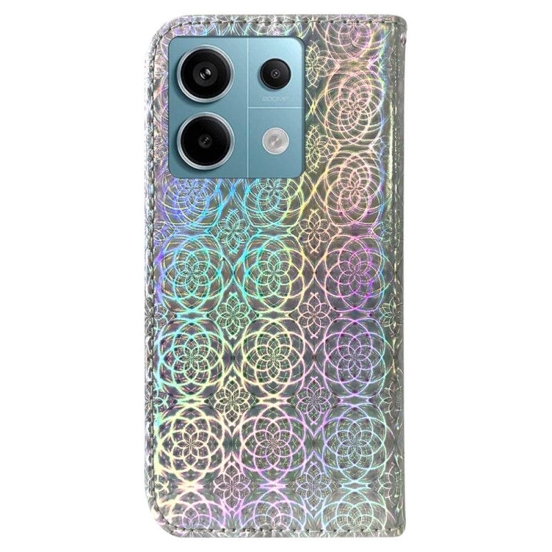 Flip Cover Til Xiaomi Redmi Note 13 Pro 5g Disco-remmønster