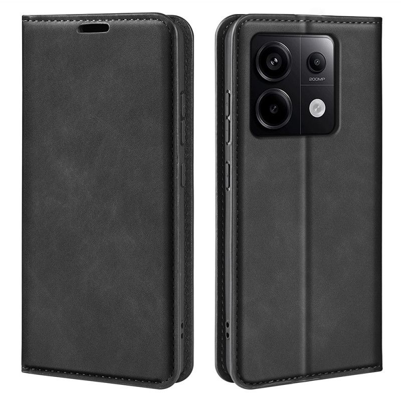 Flip Cover Til Xiaomi Redmi Note 13 Pro 5g Læderstil