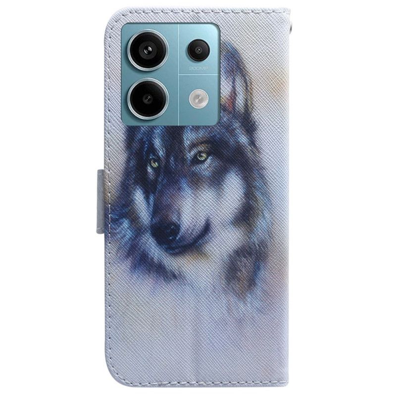 Flip Cover Xiaomi Redmi Note 13 Pro 5g Akvarelhund