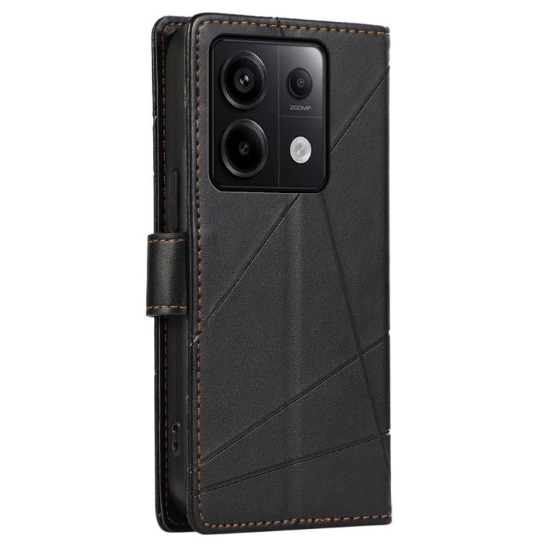 Flip Cover Xiaomi Redmi Note 13 Pro 5g Linjer Med Snor