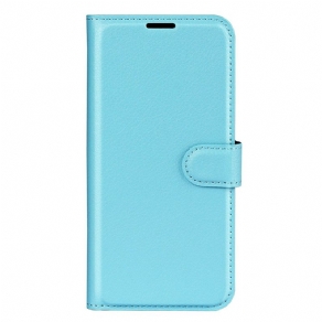 Læder Cover Xiaomi Redmi Note 13 Pro 5g Telefon Etui Klassisk Litchi Imiteret Læder