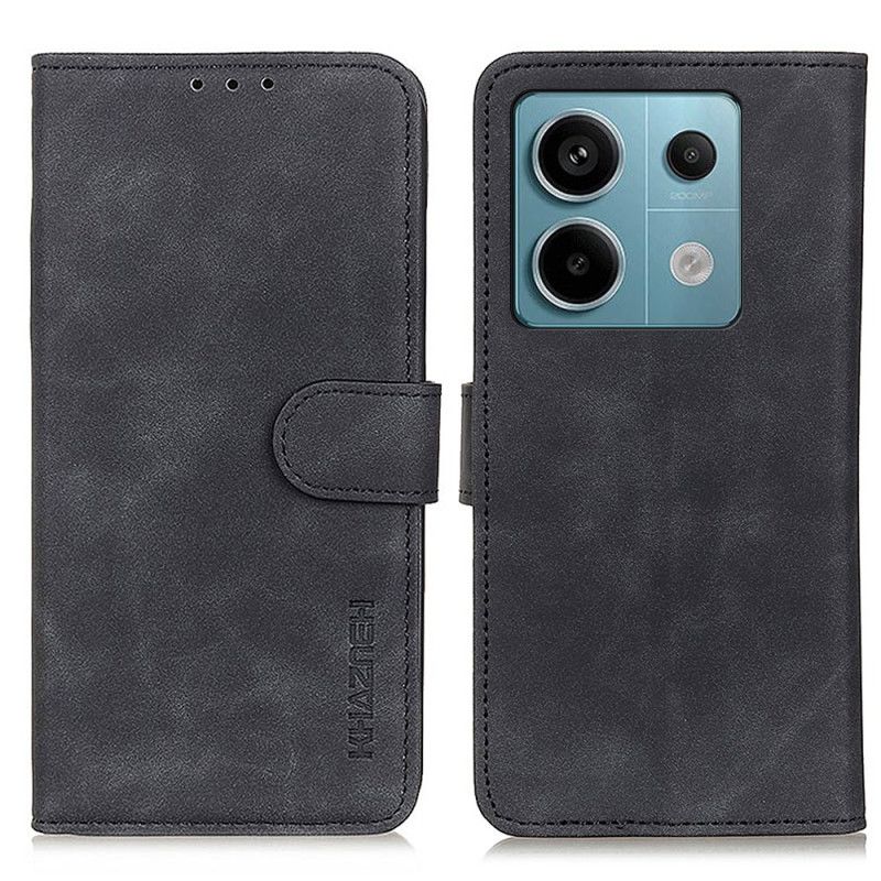 Læder Cover Xiaomi Redmi Note 13 Pro 5g Telefon Etui Retro Kunstlæder Khazneh