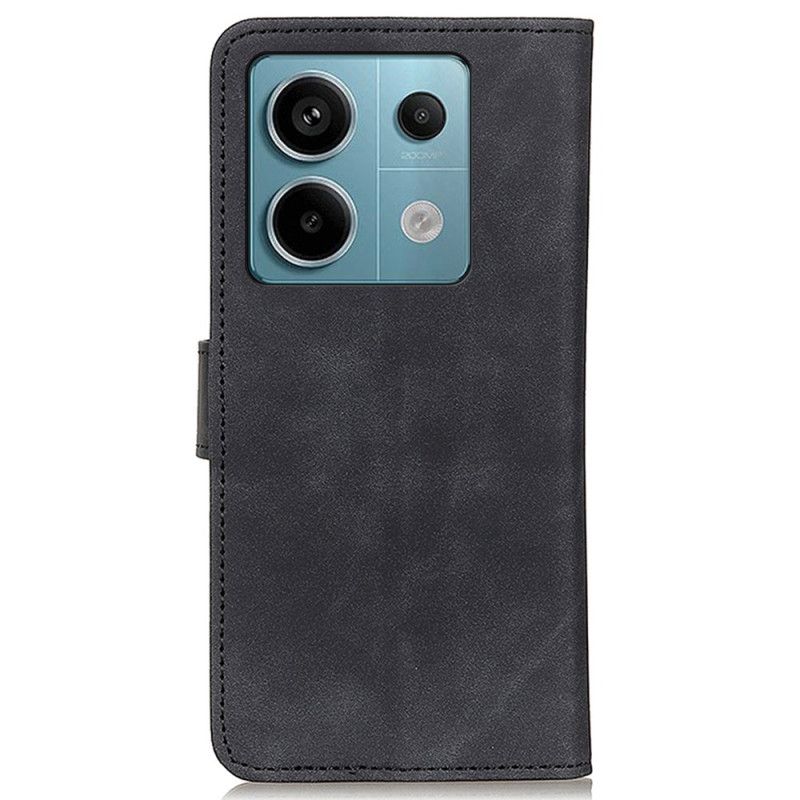 Læder Cover Xiaomi Redmi Note 13 Pro 5g Telefon Etui Retro Kunstlæder Khazneh