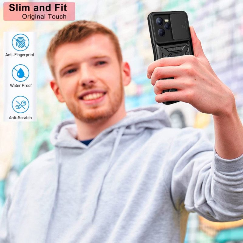 Cover Realme C35 Camshield Med Magnetisk Ring