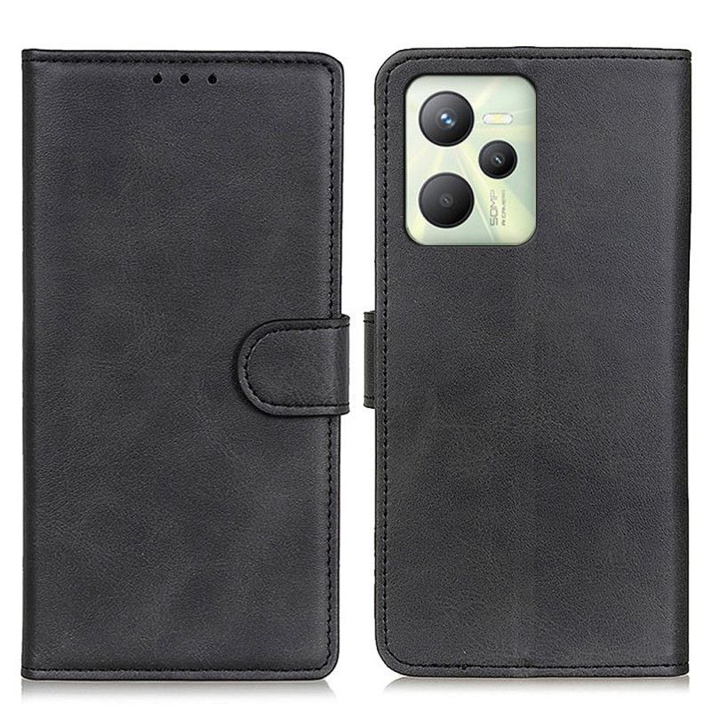 Flip Cover Realme C35 Klassisk Mat