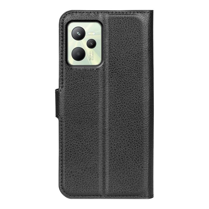 Flip Cover Realme C35 Lichi Tekstur