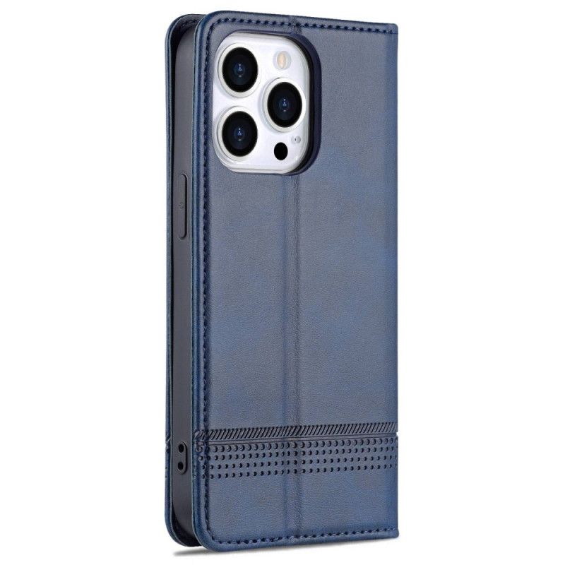 Cover iPhone 14 Pro Flip Cover Azns Læderstil