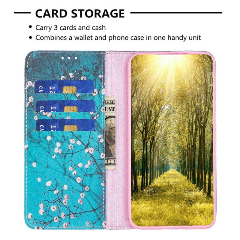 Cover iPhone 14 Pro Flip Cover Blomster