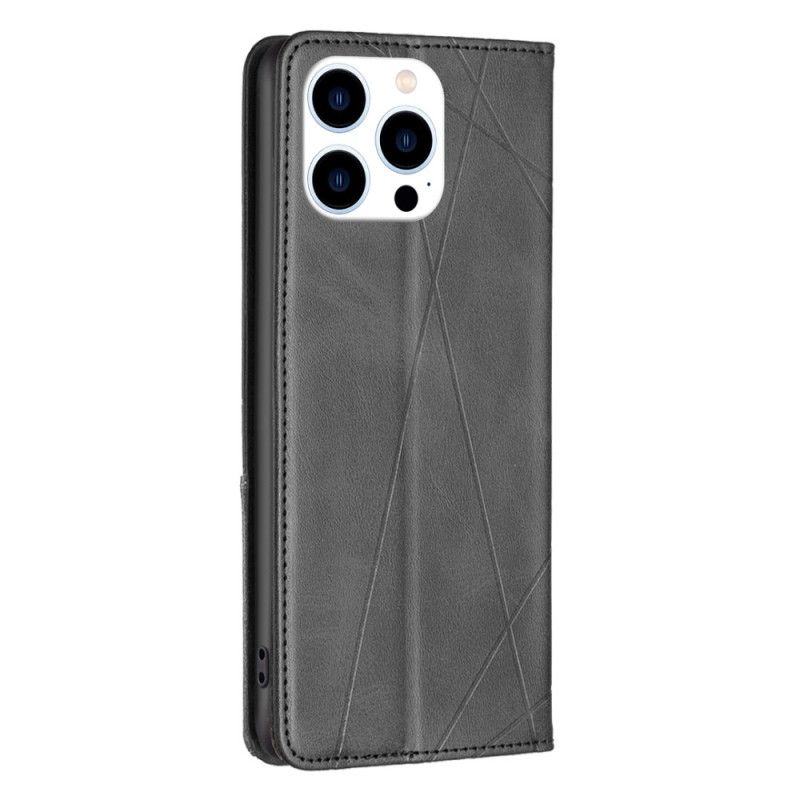 Cover iPhone 14 Pro Flip Cover Geometrisk