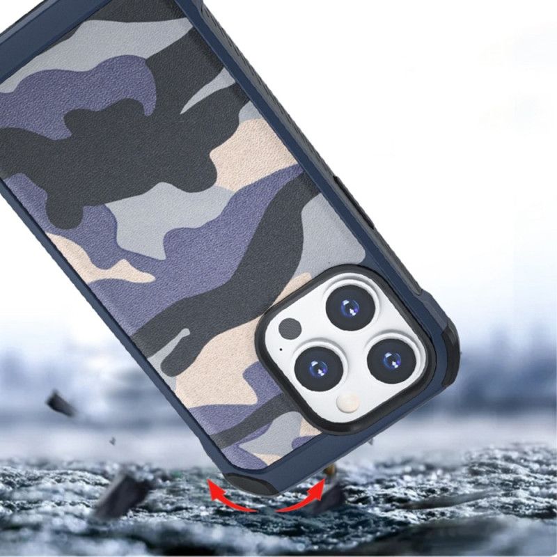 Cover iPhone 14 Pro Forstærket Camouflage