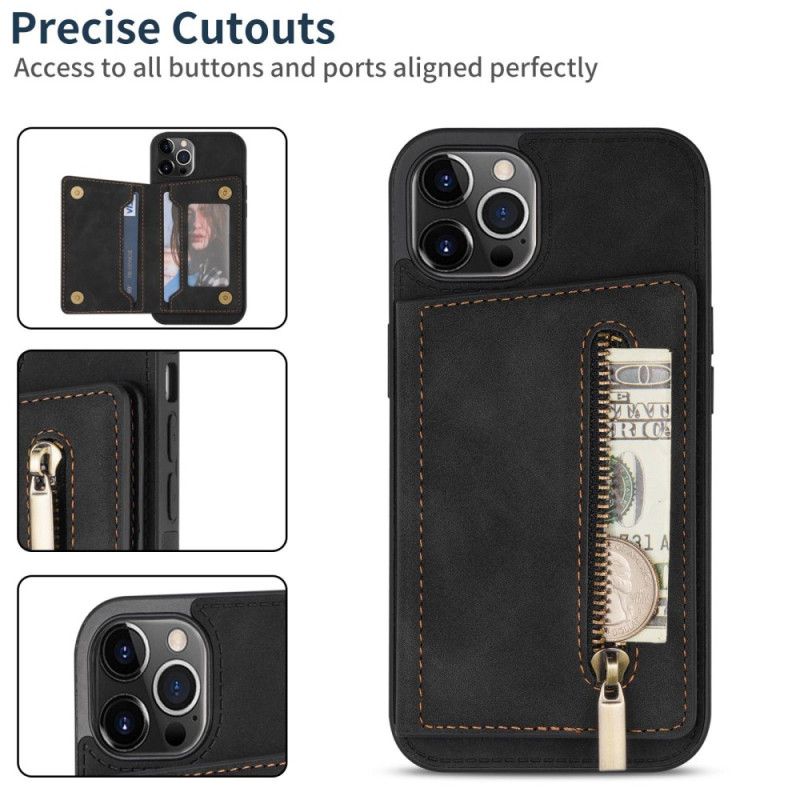 Cover iPhone 14 Pro Punge Etui Håndfri Support Wallet