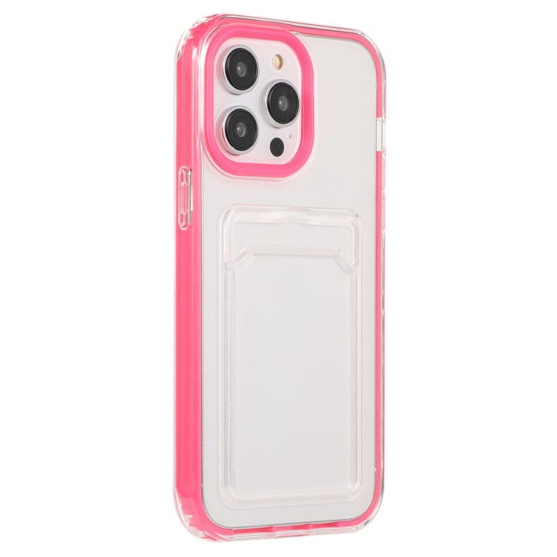 Cover iPhone 14 Pro Transparent Kortholder