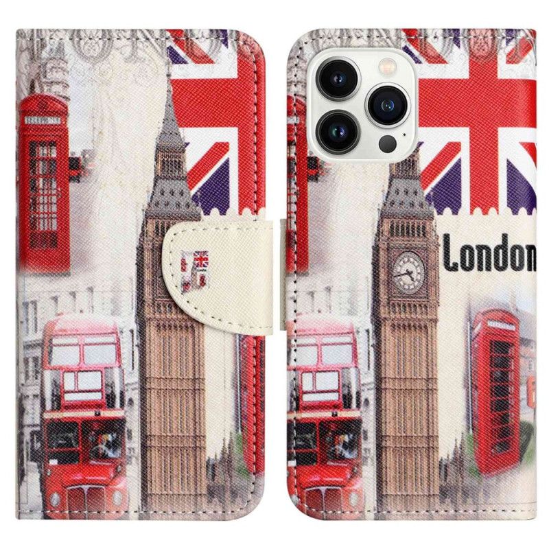 Flip Cover iPhone 14 Pro Londonrejse