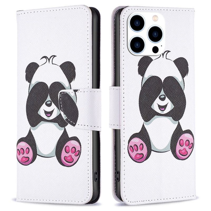 Flip Cover iPhone 14 Pro Panda