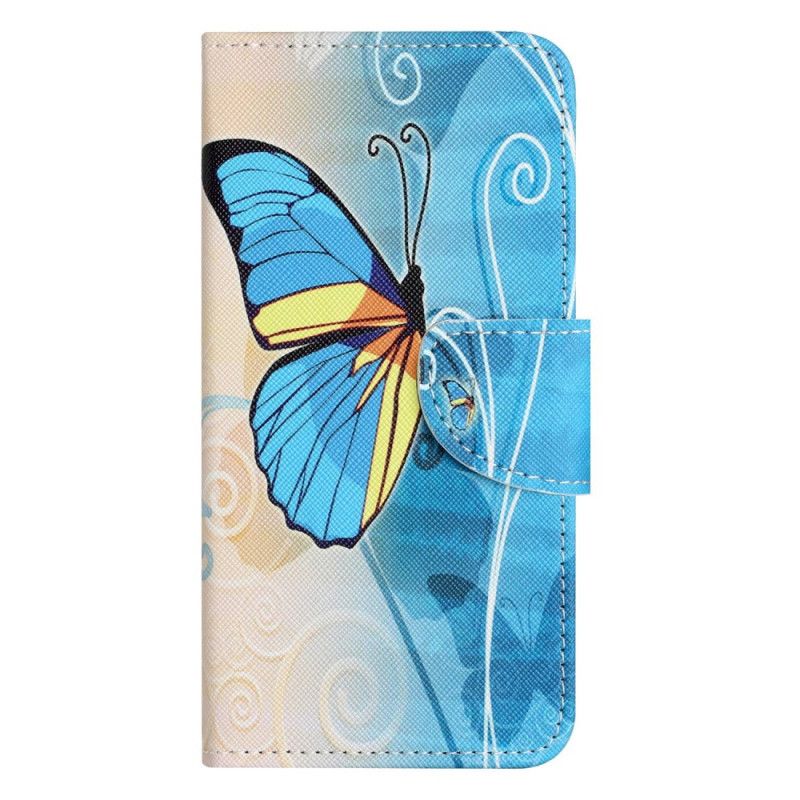 Flip Cover iPhone 14 Pro Sommerfugle