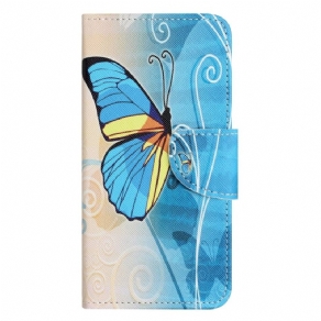 Flip Cover iPhone 14 Pro Sommerfugle