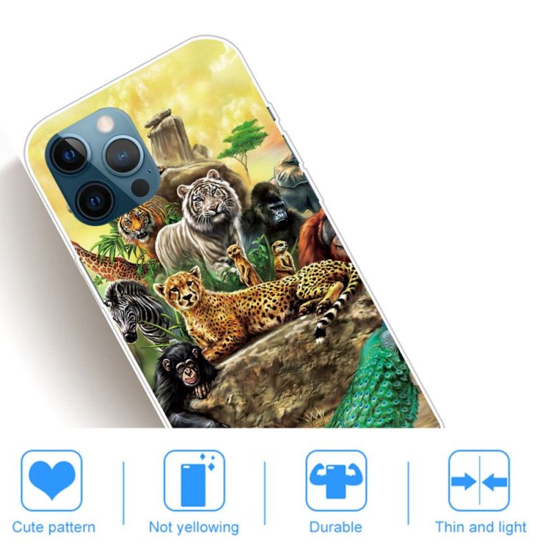 Mobilcover iPhone 14 Pro Safaridyr