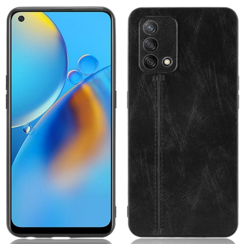 Cover Oppo A74 4G Stil Lædersøm