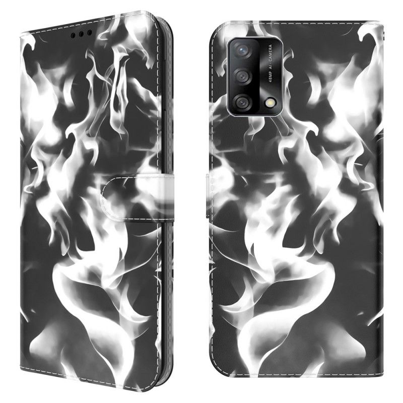 Flip Cover Oppo A74 4G Abstrakt Mønster