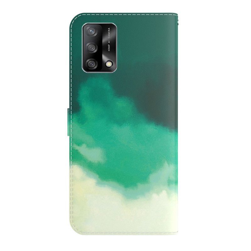 Flip Cover Oppo A74 4G Akvarel