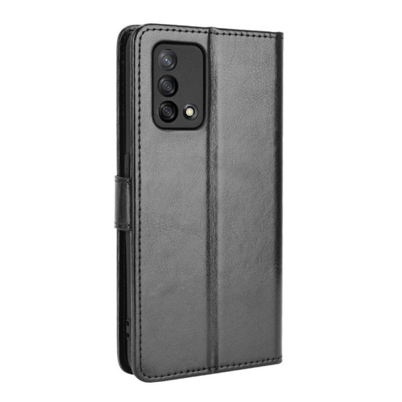 Flip Cover Oppo A74 4G Flashy Imiteret Læder