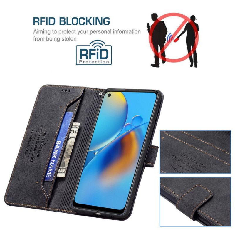 Flip Cover Oppo A74 4G Rfid Binfen Farve