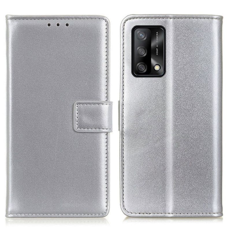 Flip Cover Oppo A74 4G Simpelt Kunstlæder