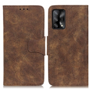 Flip Cover Oppo A74 4G Vintage Split Læder