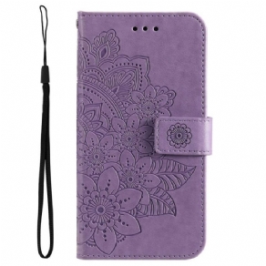 Flip Cover Poco M4 5G Med Snor Strappy Mandala